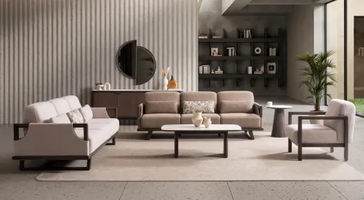 Product img 1, Wood Ahşap Ayaklı Modern Koltuk Takımı